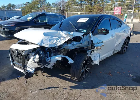 2022 Nissan Sentra Sr Xtronic Cvt from USA, damaged, VIN 3N1AB8DV9NY277880